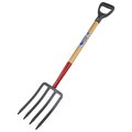 The Brush Man Forged Spading Fork, 29” Handle, Forged Steel Head, 3PK PITCH-FORK-4WPD